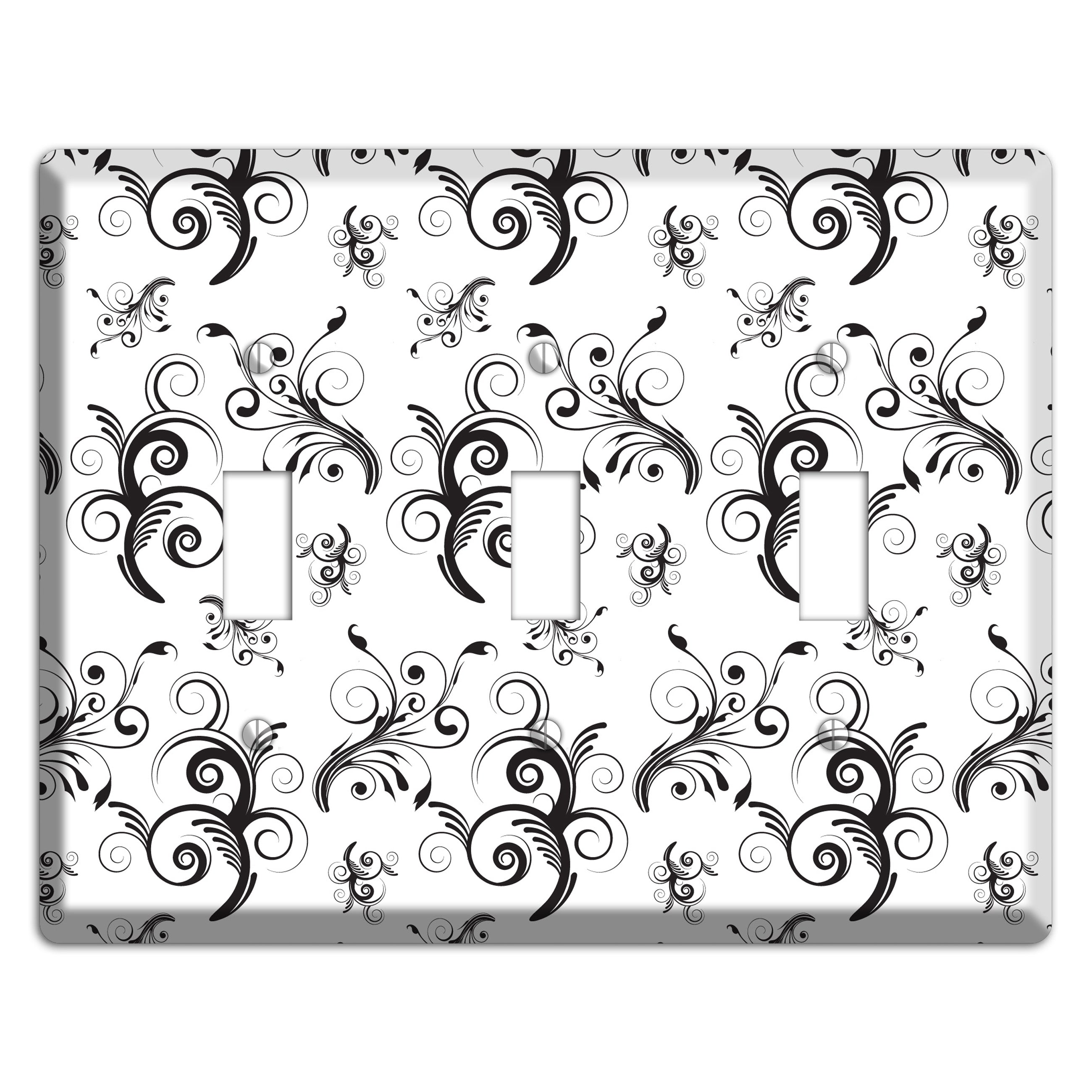 Scrolled Toile 3 Toggle Wallplate