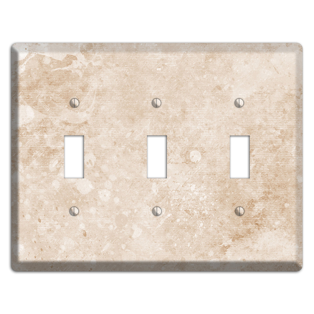 Logan Whimsical Damask 3 Toggle Wallplate