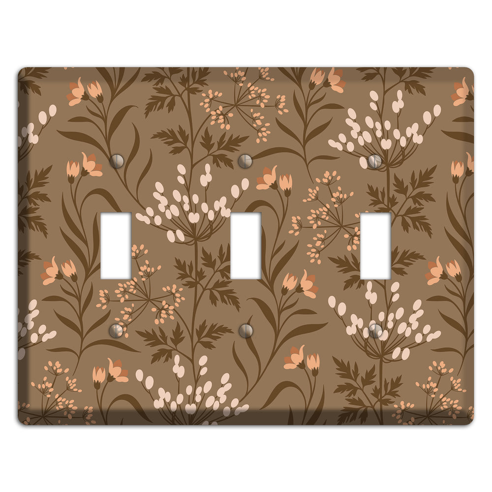 Fall Floral 2 3 Toggle Wallplate