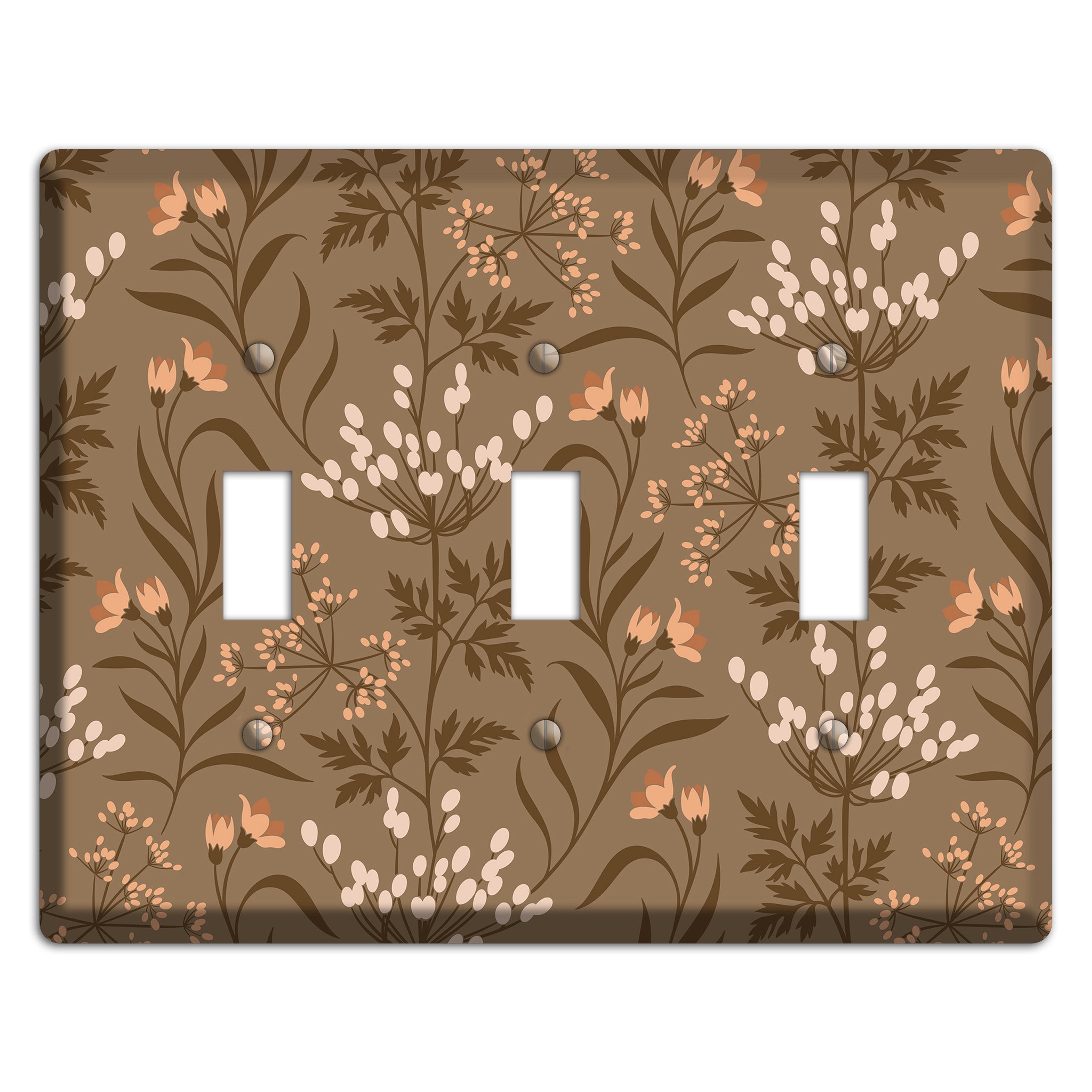 Fall Floral 2 3 Toggle Wallplate