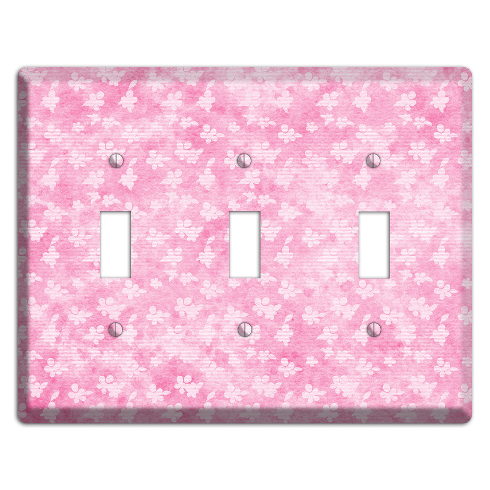 Cupid Pink Texture 3 Toggle Wallplate