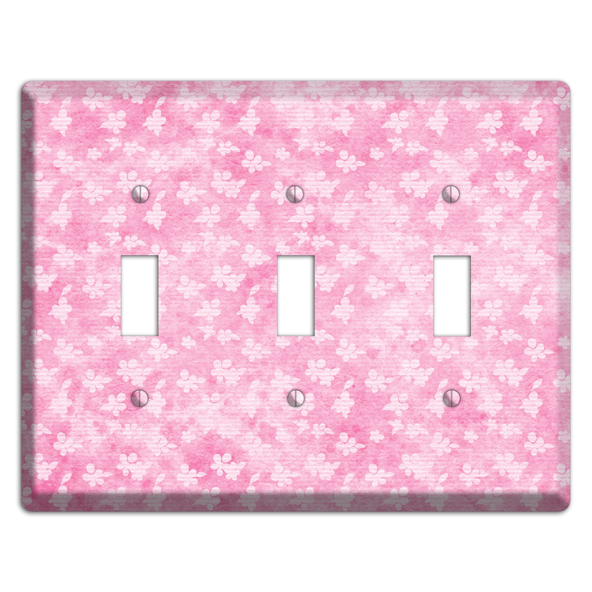 Cupid Pink Texture 3 Toggle Wallplate