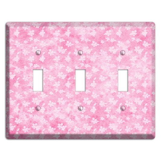 Cupid Pink Texture 3 Toggle Wallplate