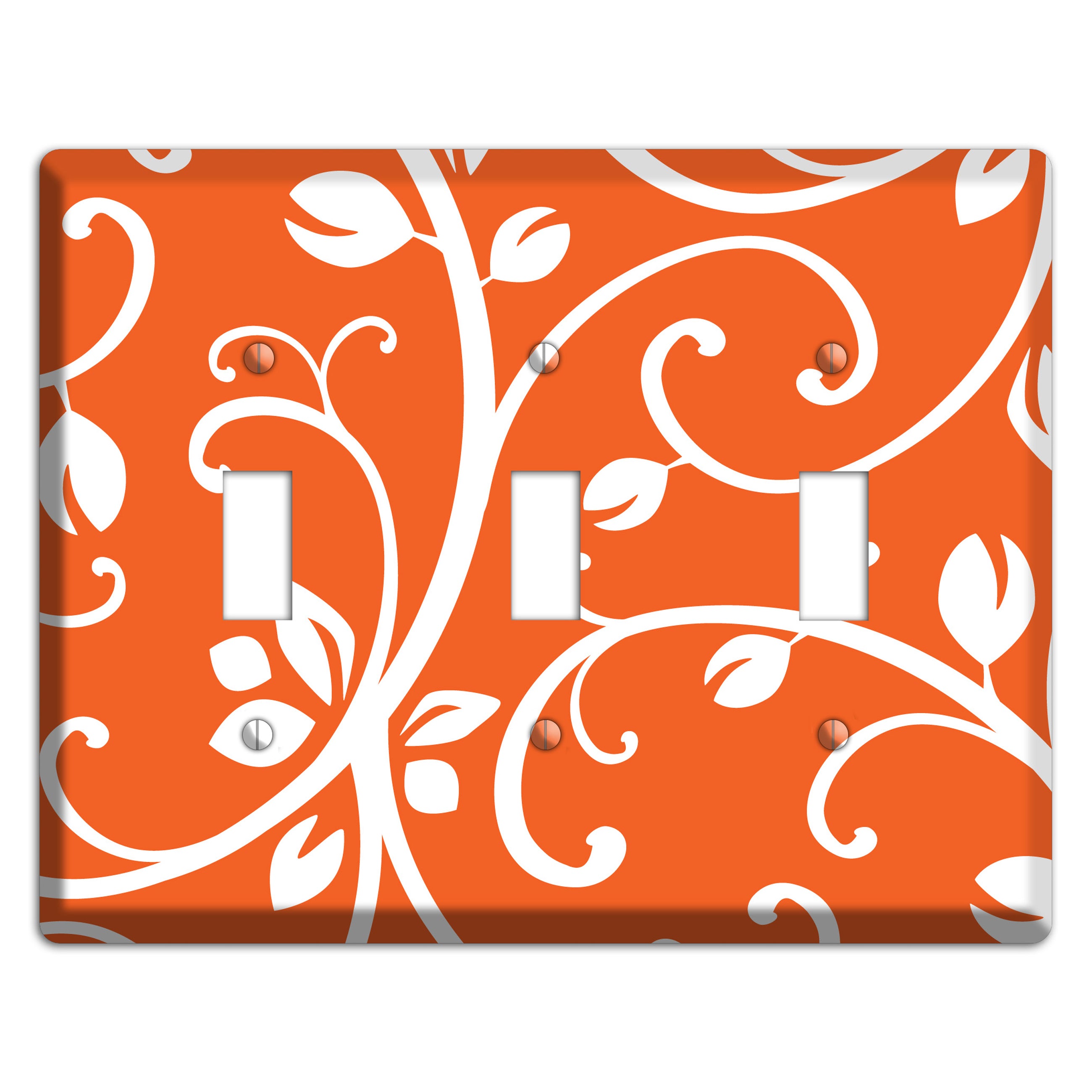 Red Bud Sprig 3 Toggle Wallplate