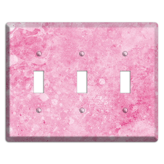 Wewak Pink Texture 3 Toggle Wallplate
