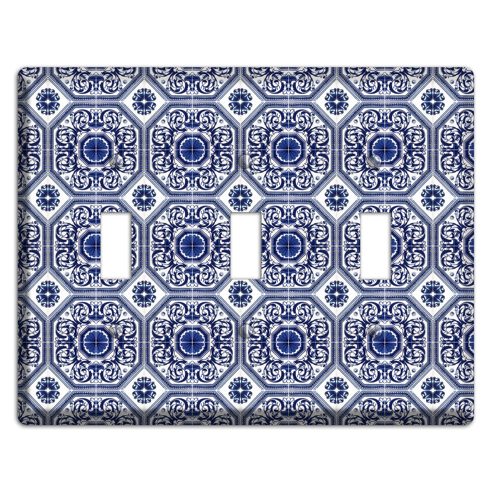Tavira Tiles 1 3 Toggle Wallplate