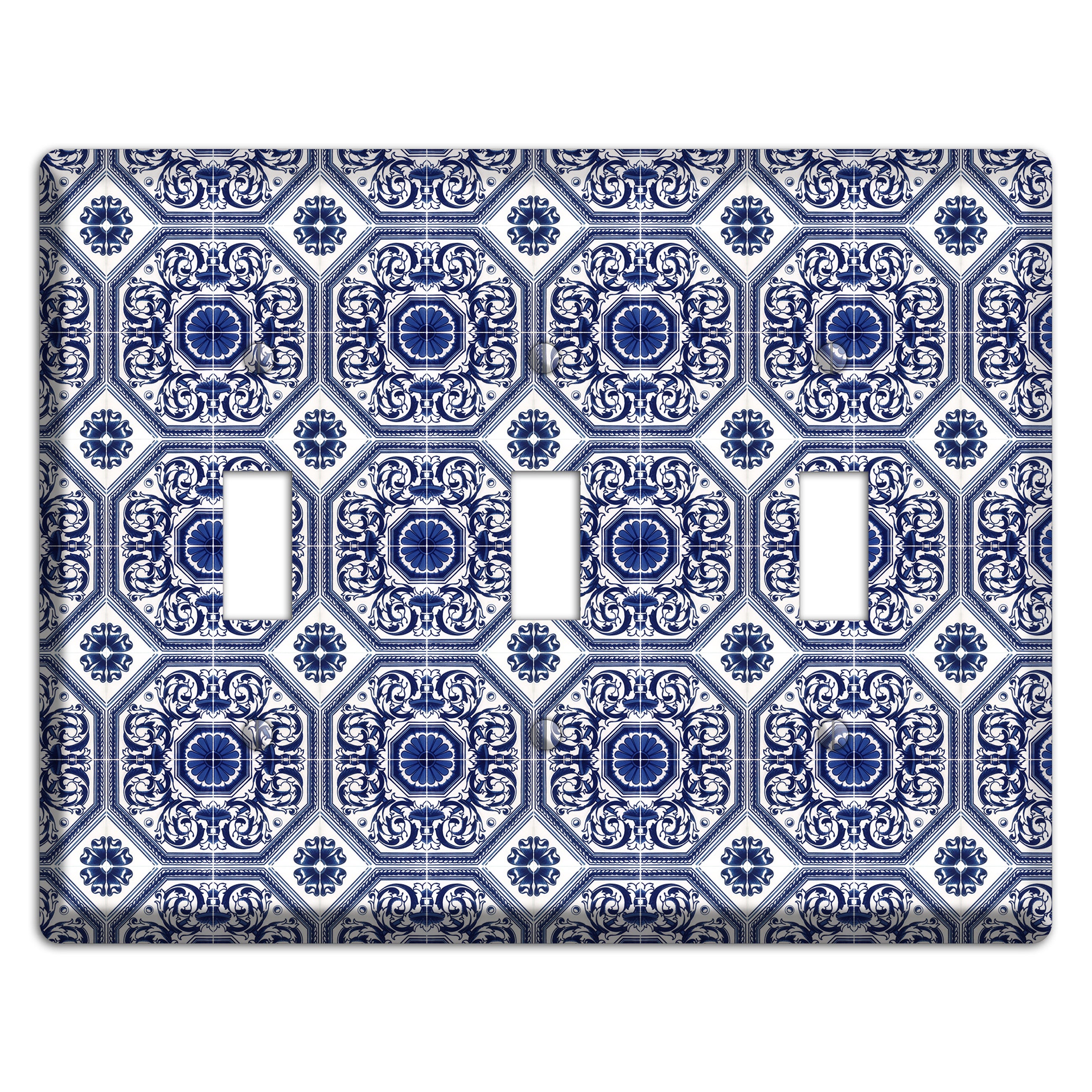 Tavira Tiles 1 3 Toggle Wallplate
