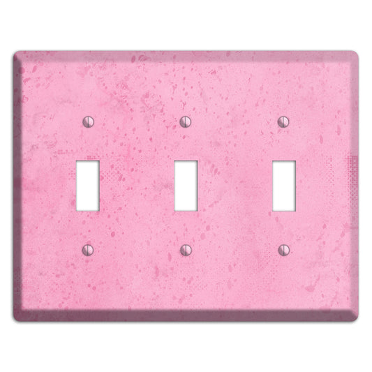 Illusion Pink Texture 3 Toggle Wallplate