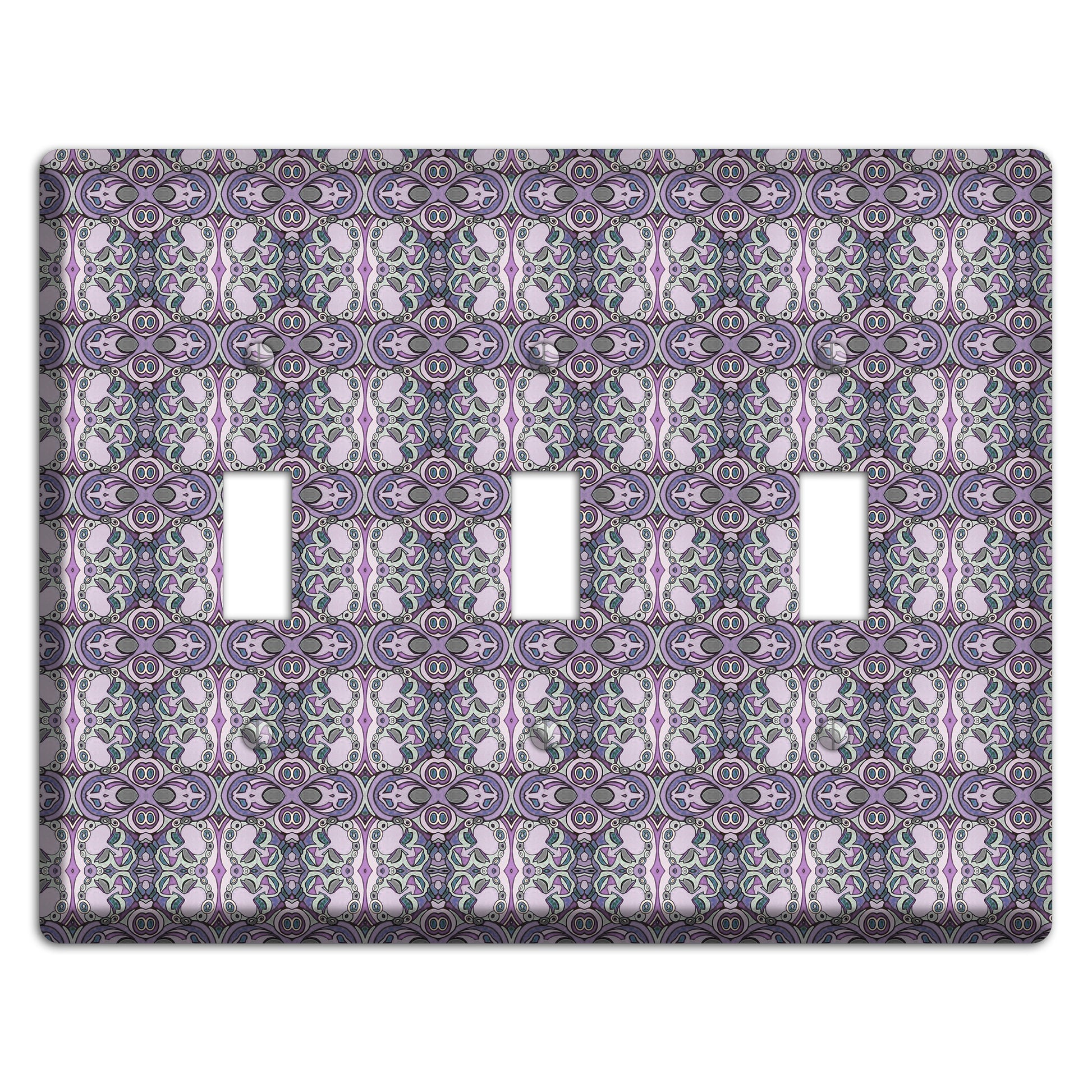 Pink Purple Sage Tapestry 2 3 Toggle Wallplate