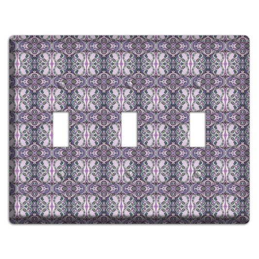 Pink Purple Sage Tapestry 2 3 Toggle Wallplate