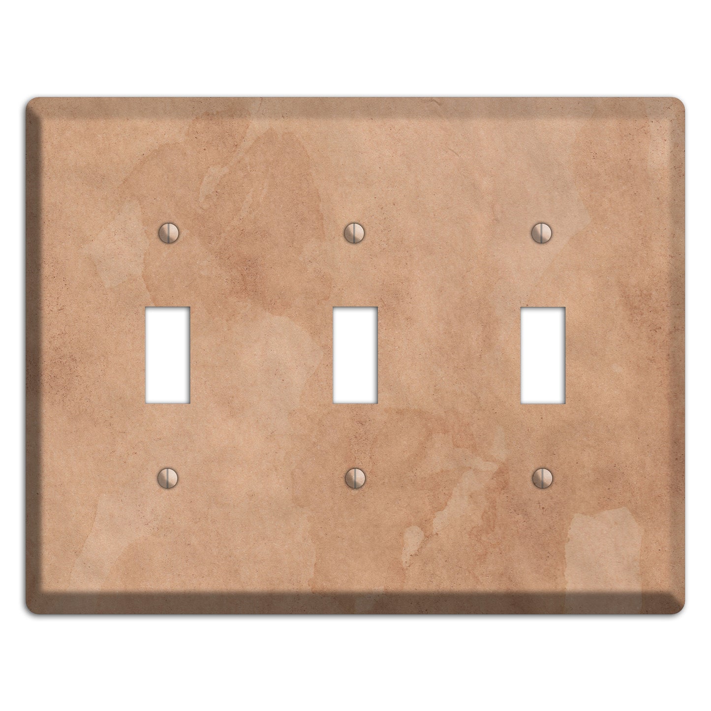 Aged Paper 3 3 Toggle Wallplate