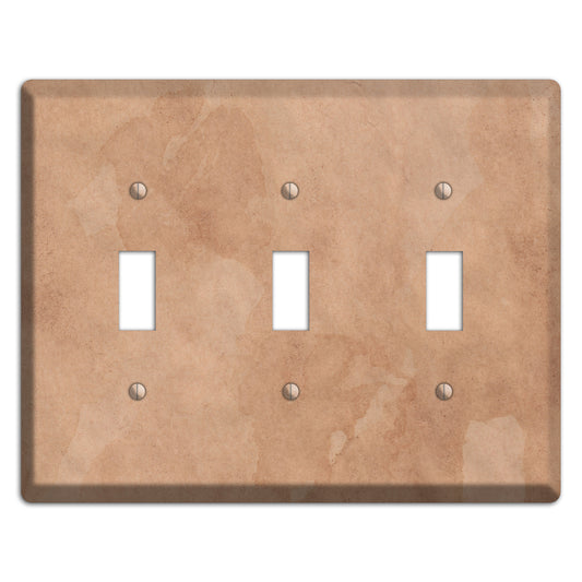 Aged Paper 3 3 Toggle Wallplate