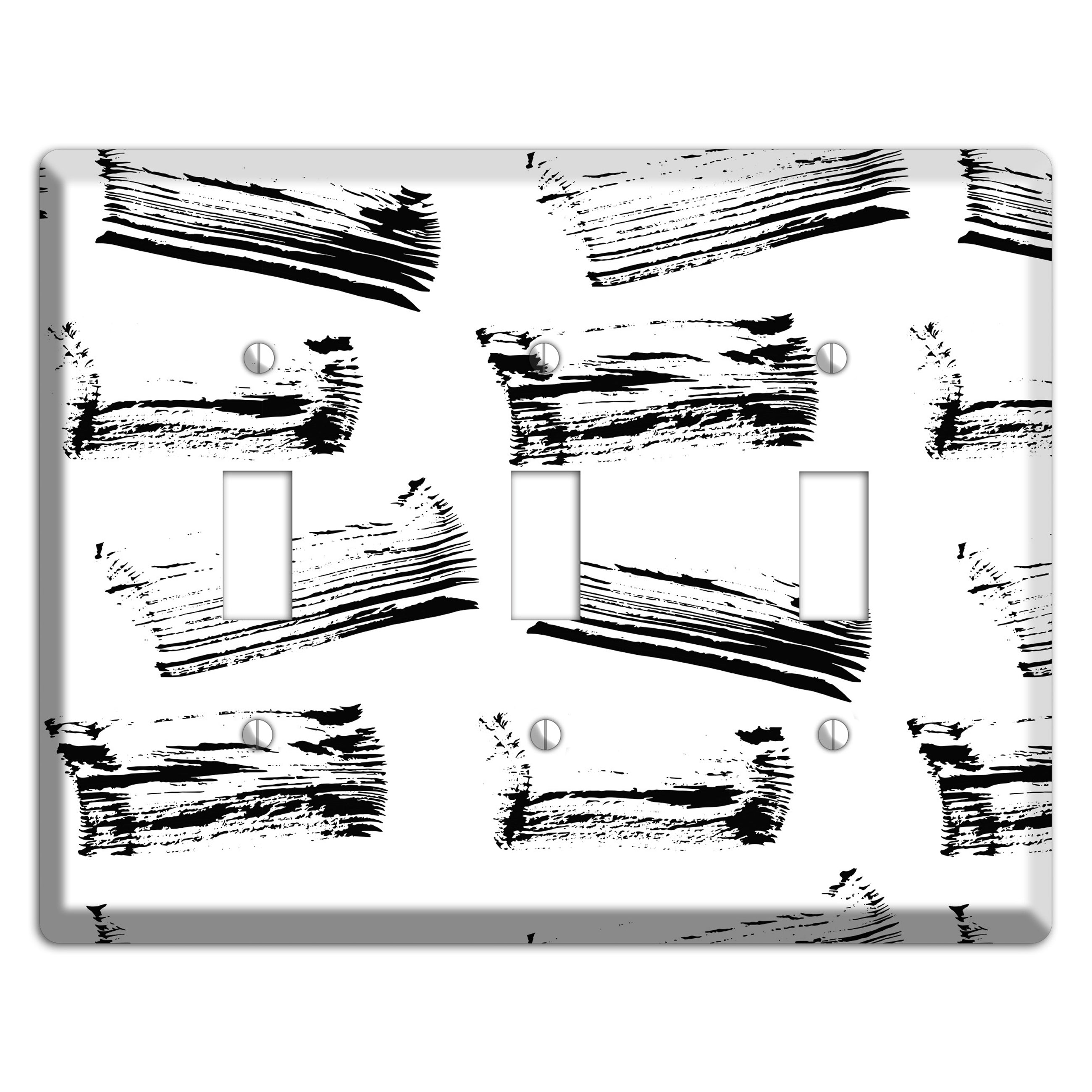 Ink Brushstrokes 1 3 Toggle Wallplate