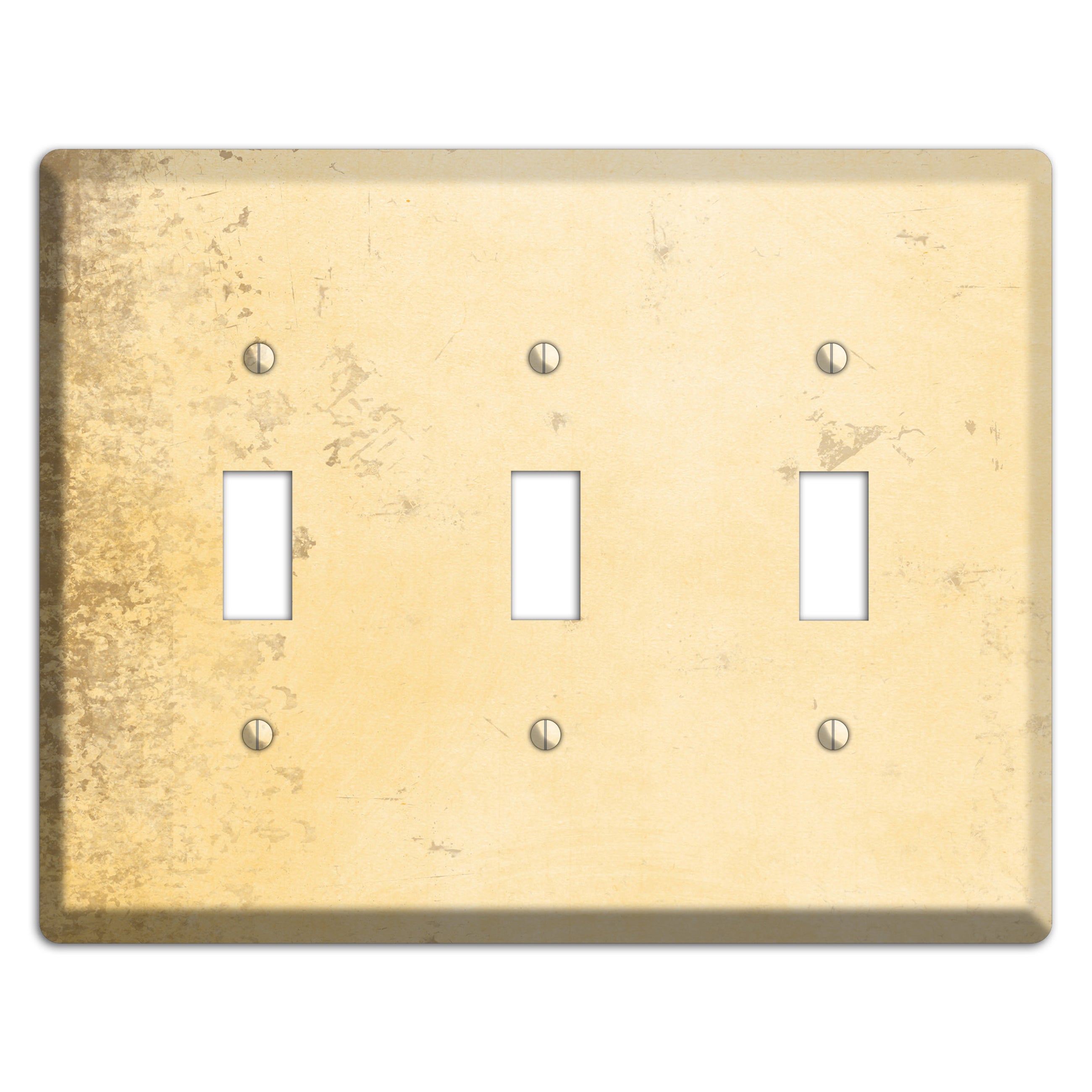 Astra Vintage Grunge 3 Toggle Wallplate