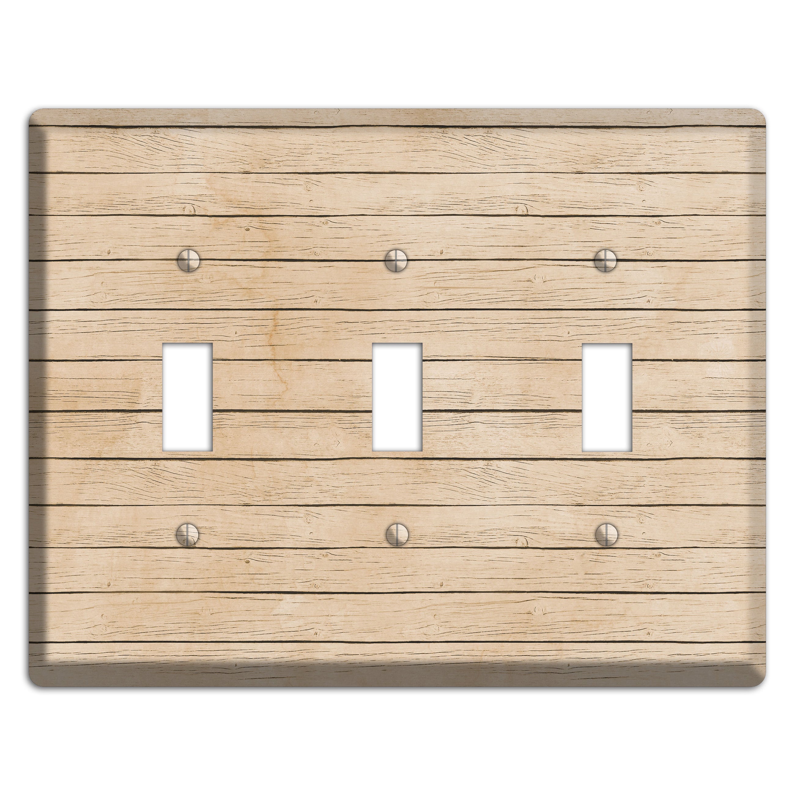 Akaroa Neutral Texture 3 Toggle Wallplate
