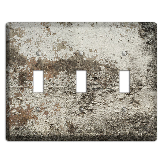 Old Concrete 12 3 Toggle Wallplate