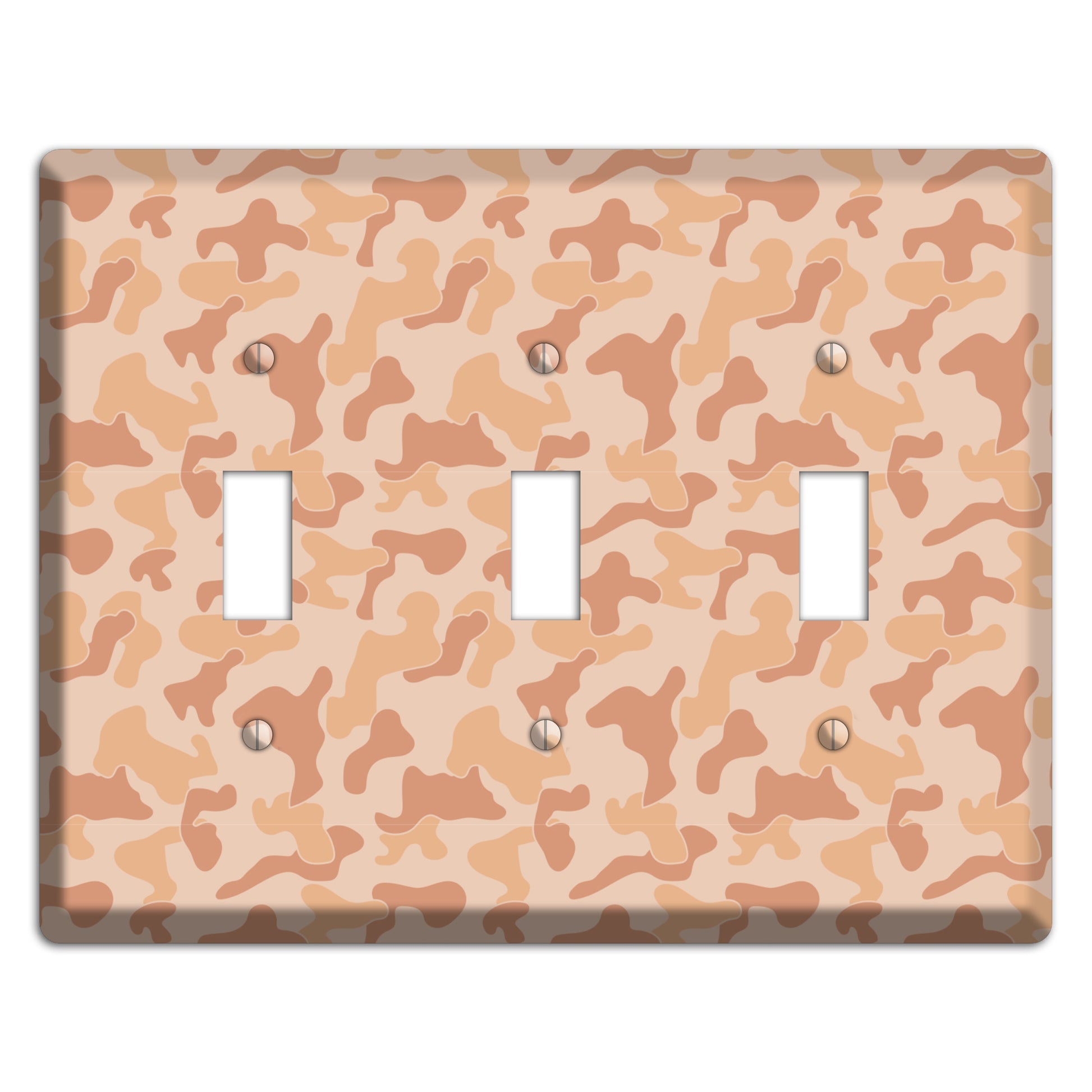 Beach Camo 3 Toggle Wallplate