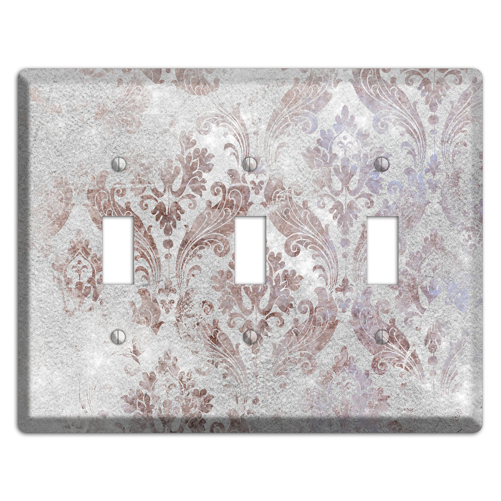 Nobel Whimsical Damask 3 Toggle Wallplate