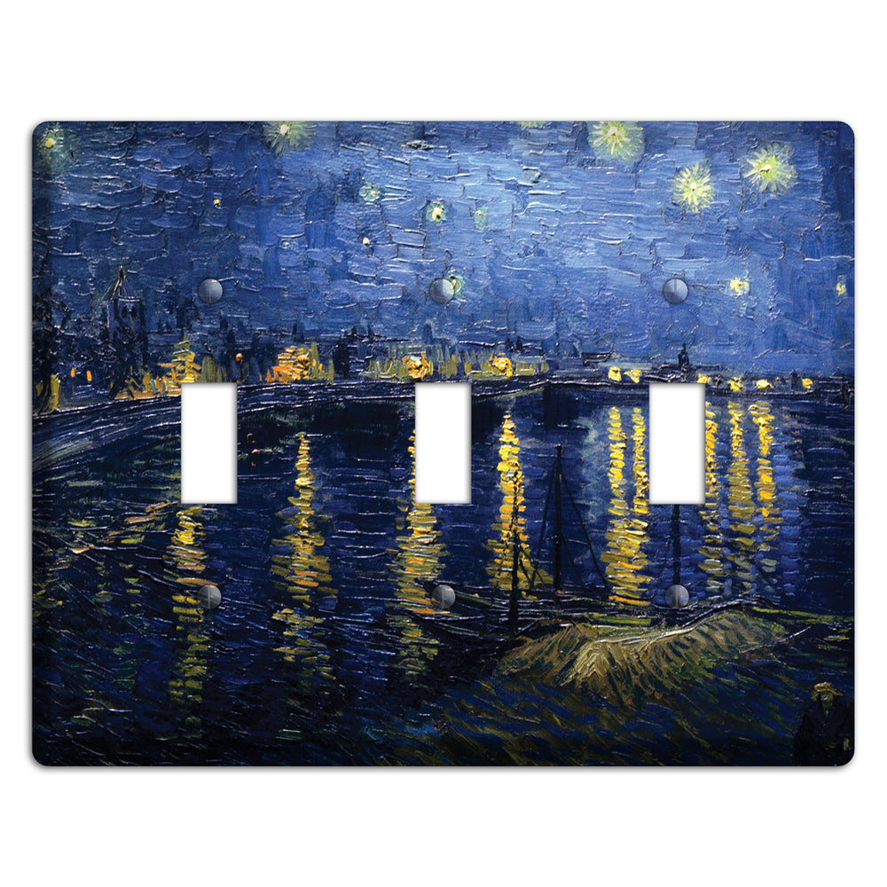 Vincent Van Gogh 3 Toggle Wallplate