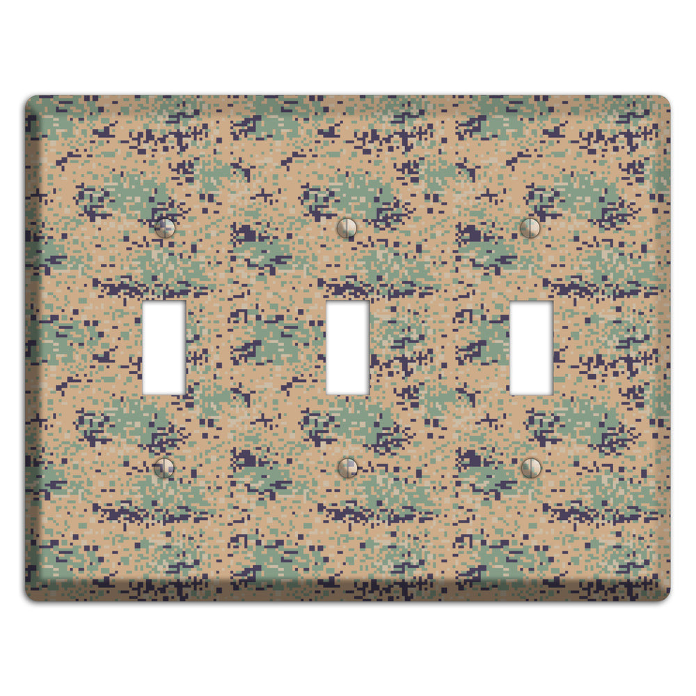 Marpat Woodland Camo 3 Toggle Wallplate