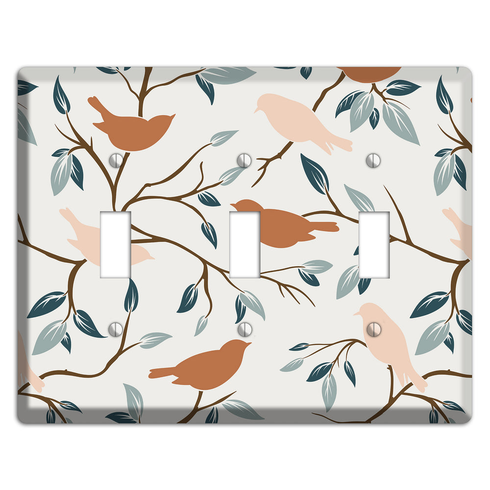 Bird Branch 1 3 Toggle Wallplate
