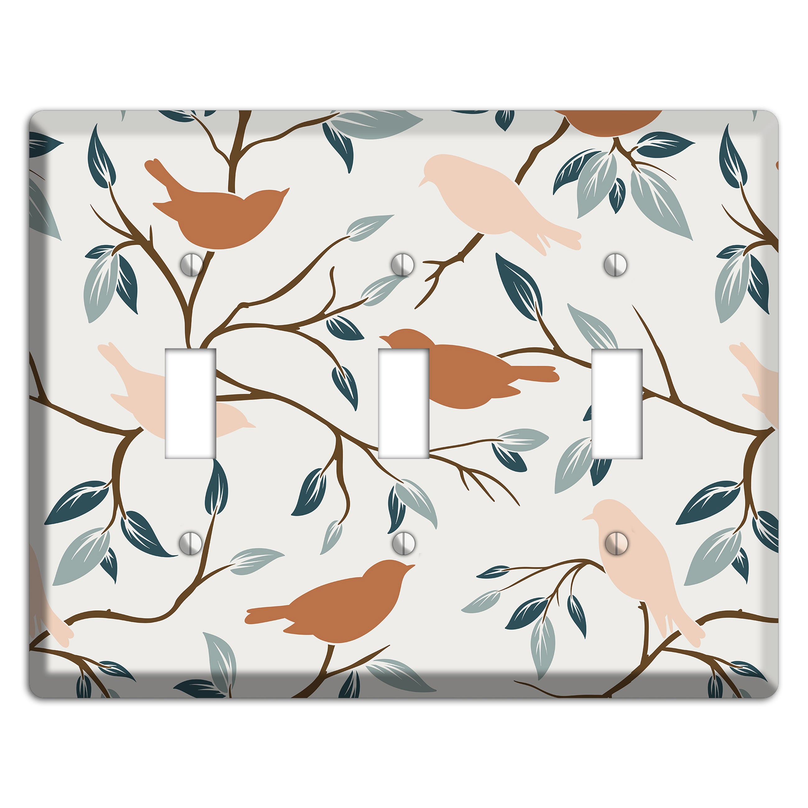 Bird Branch 1 3 Toggle Wallplate