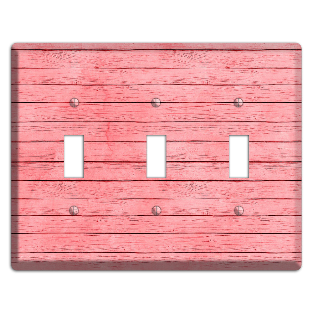 Sea Pink Soft Coral 3 Toggle Wallplate