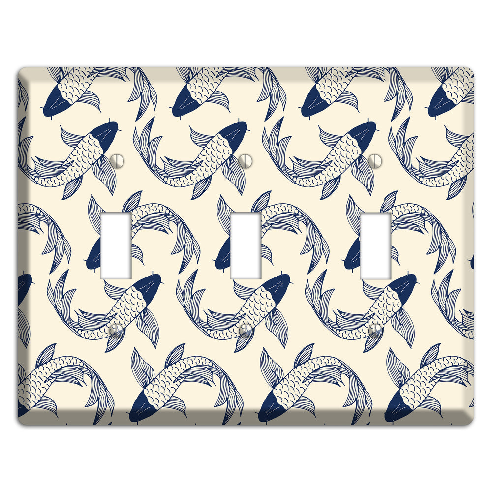 Koi Pond 2 3 Toggle Wallplate