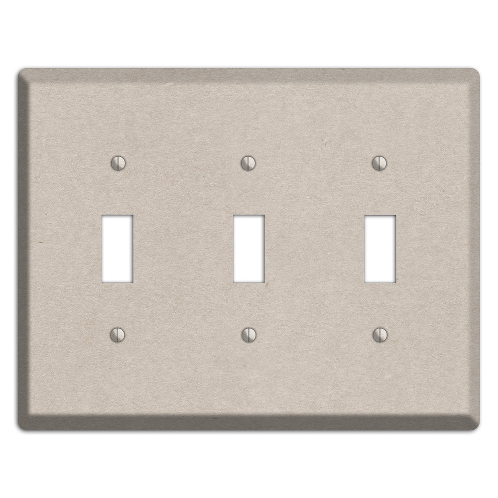 Bison Hide Kraft 3 Toggle Wallplate