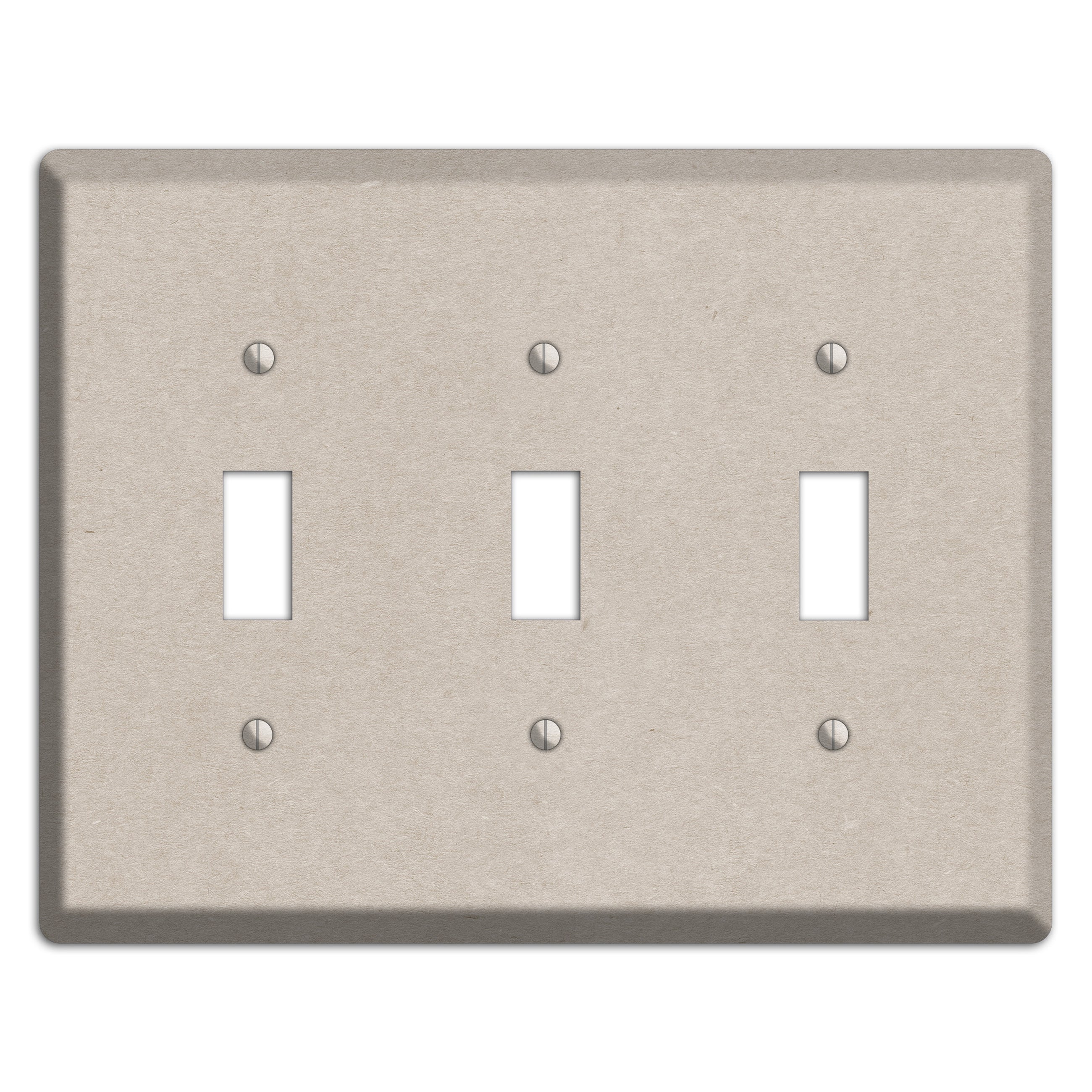 Bison Hide Kraft 3 Toggle Wallplate