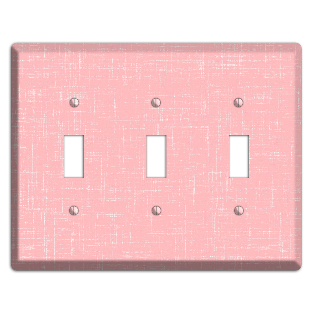 Amber Soft Coral 3 Toggle Wallplate