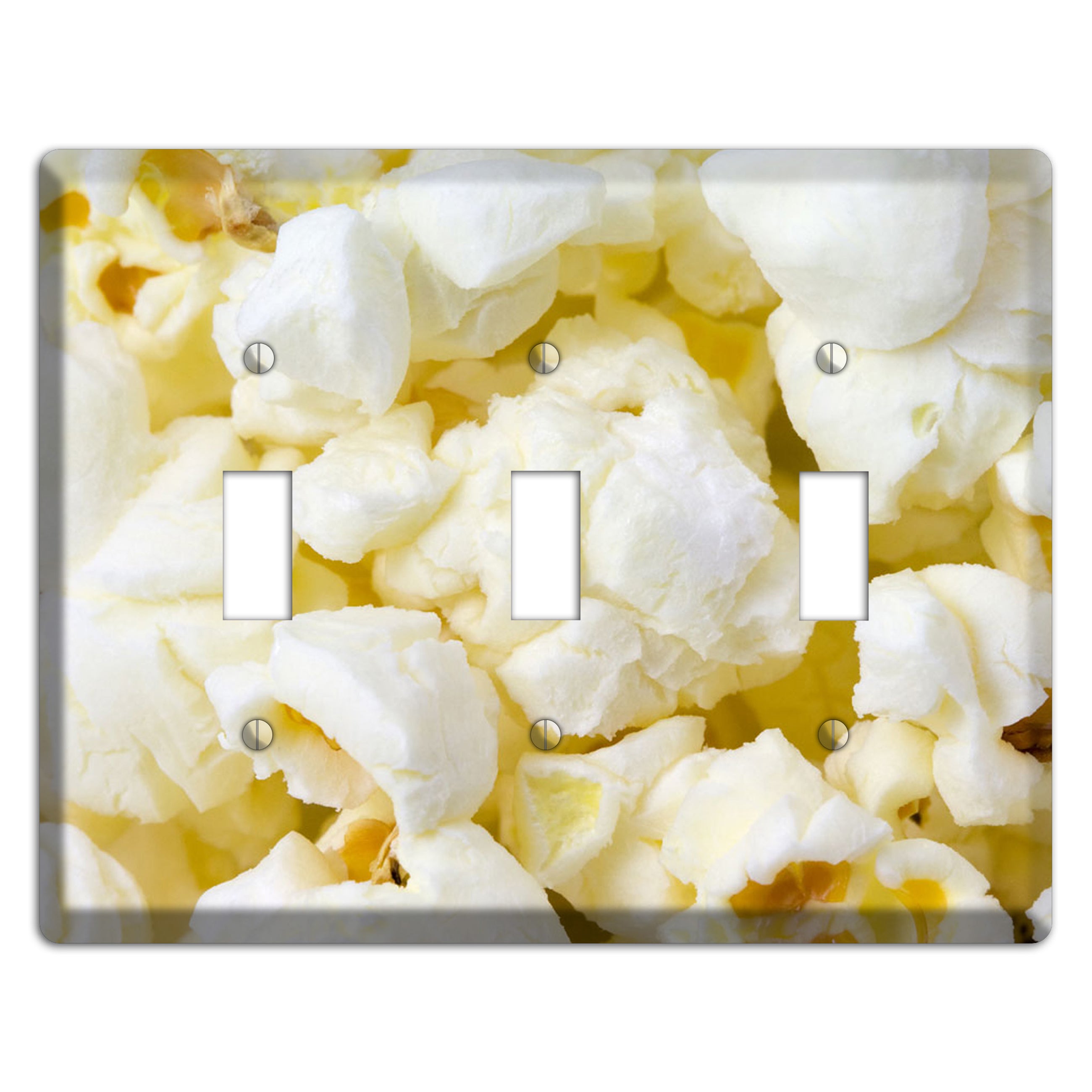 Popcorn 3 Toggle Wallplate