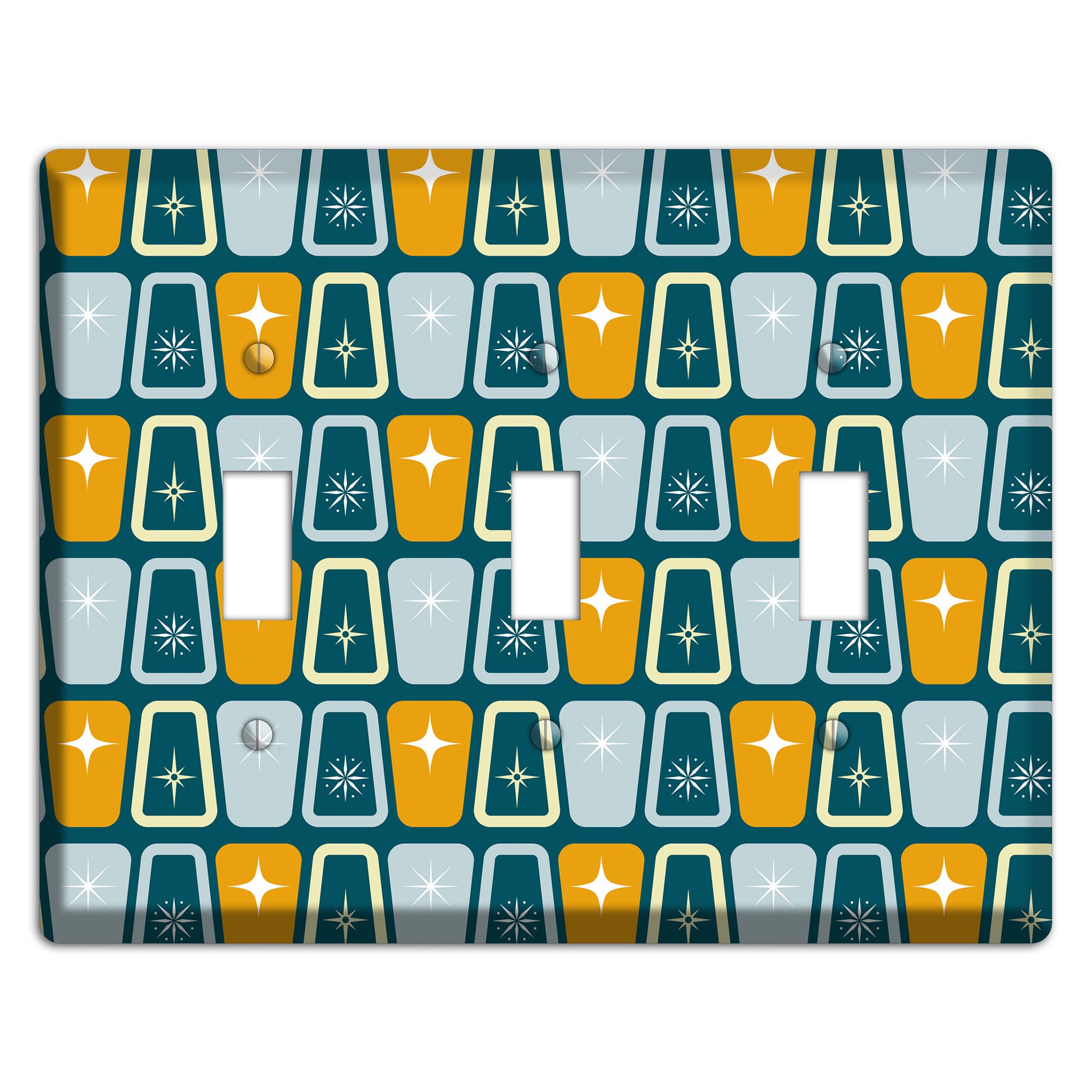 Mustard Shaker 3 Toggle Wallplate