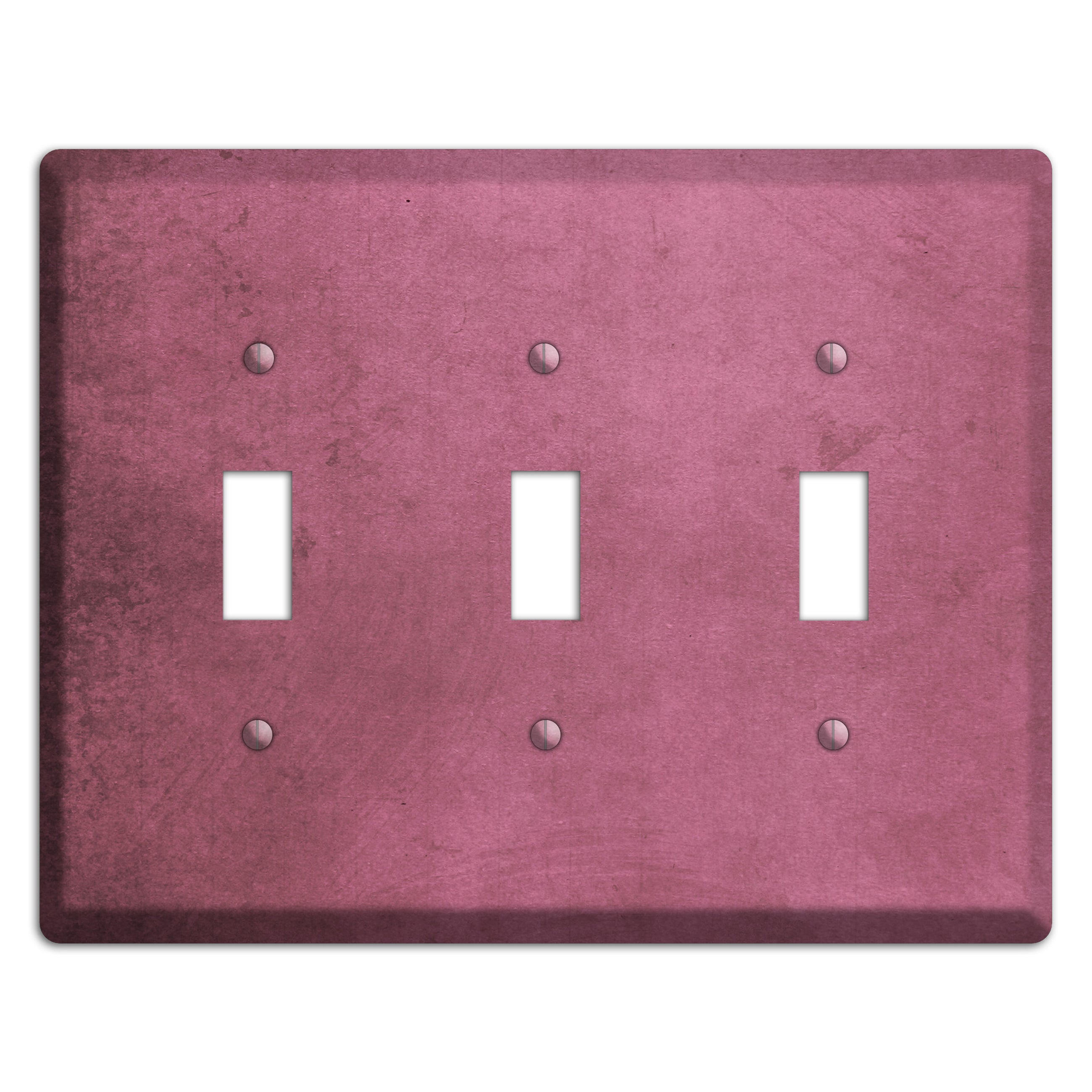 Coral Tree Vintage Grunge 3 Toggle Wallplate