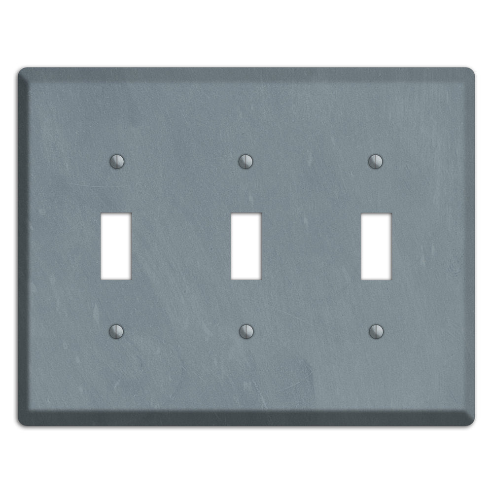 Chalk Slate 3 Toggle Wallplate