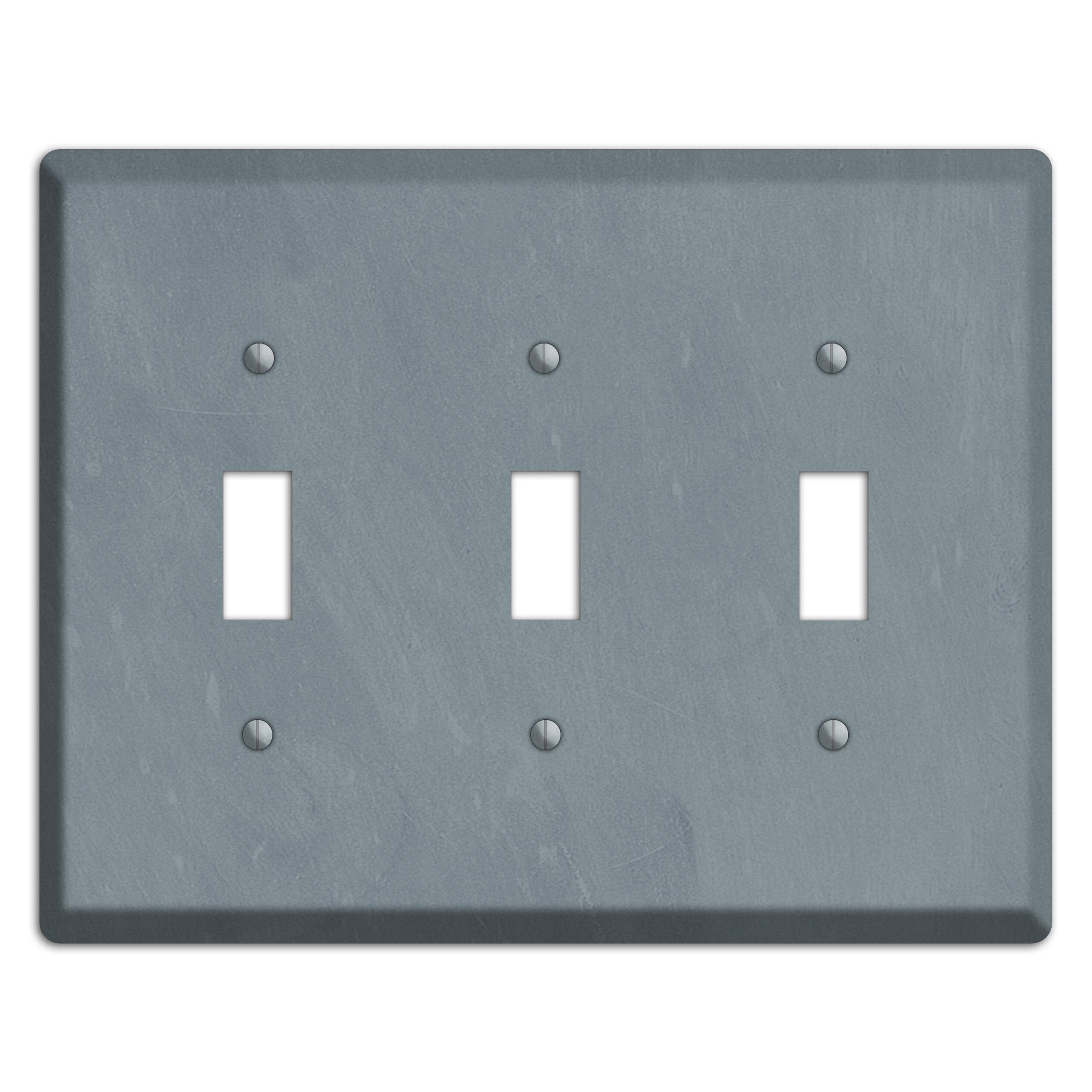 Chalk Slate 3 Toggle Wallplate
