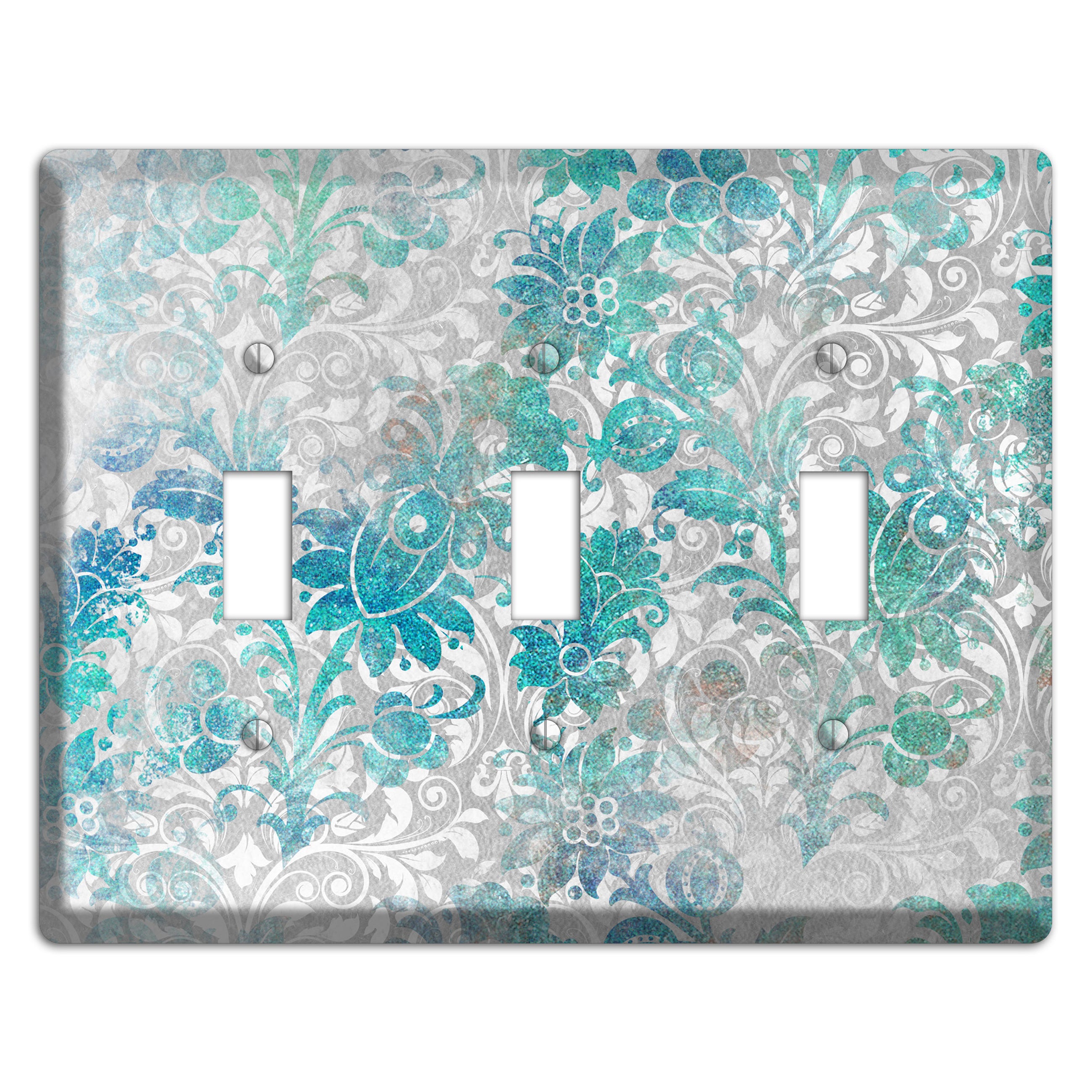 Gulf Stream Whimsical Damask 3 Toggle Wallplate