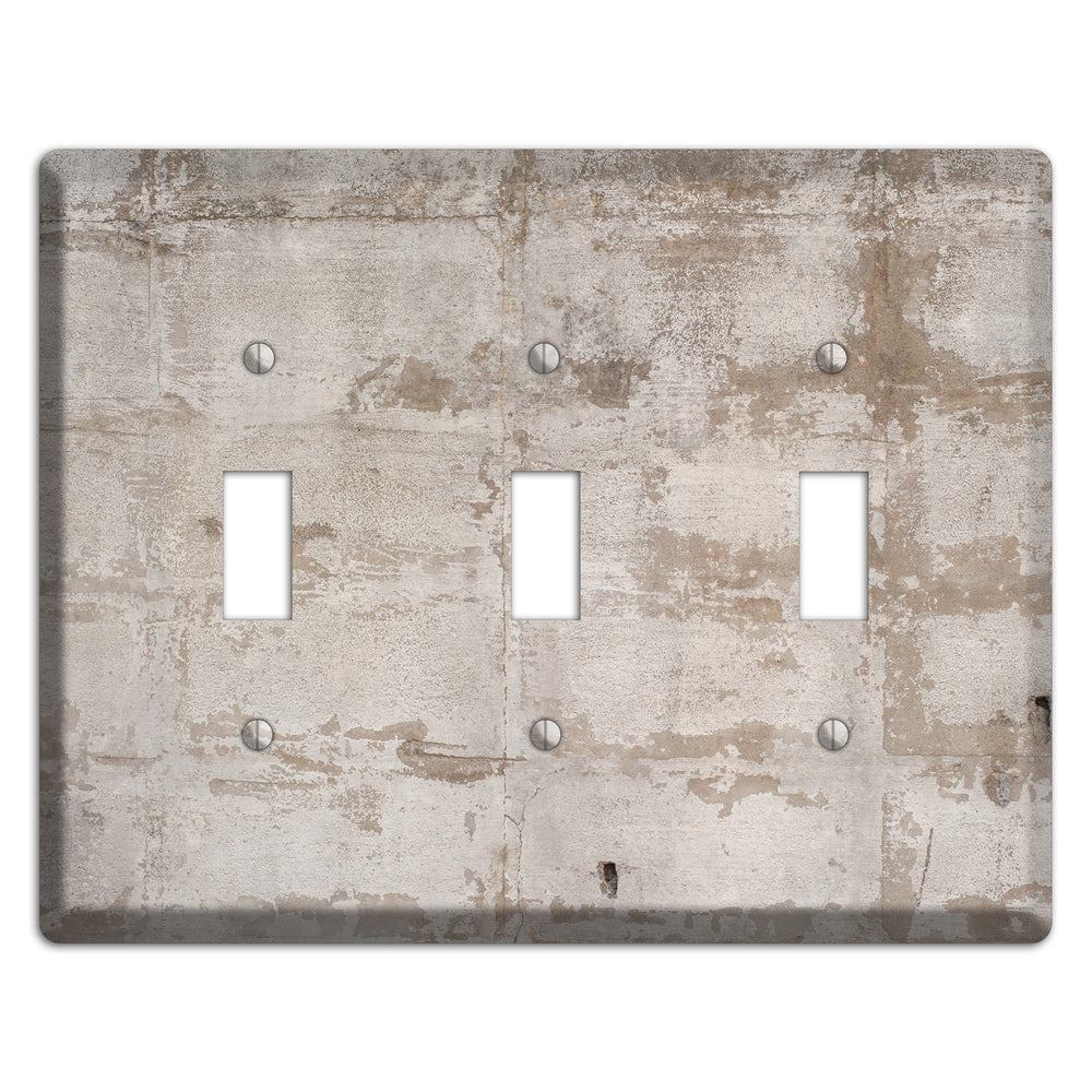 Old Concrete 3 3 Toggle Wallplate