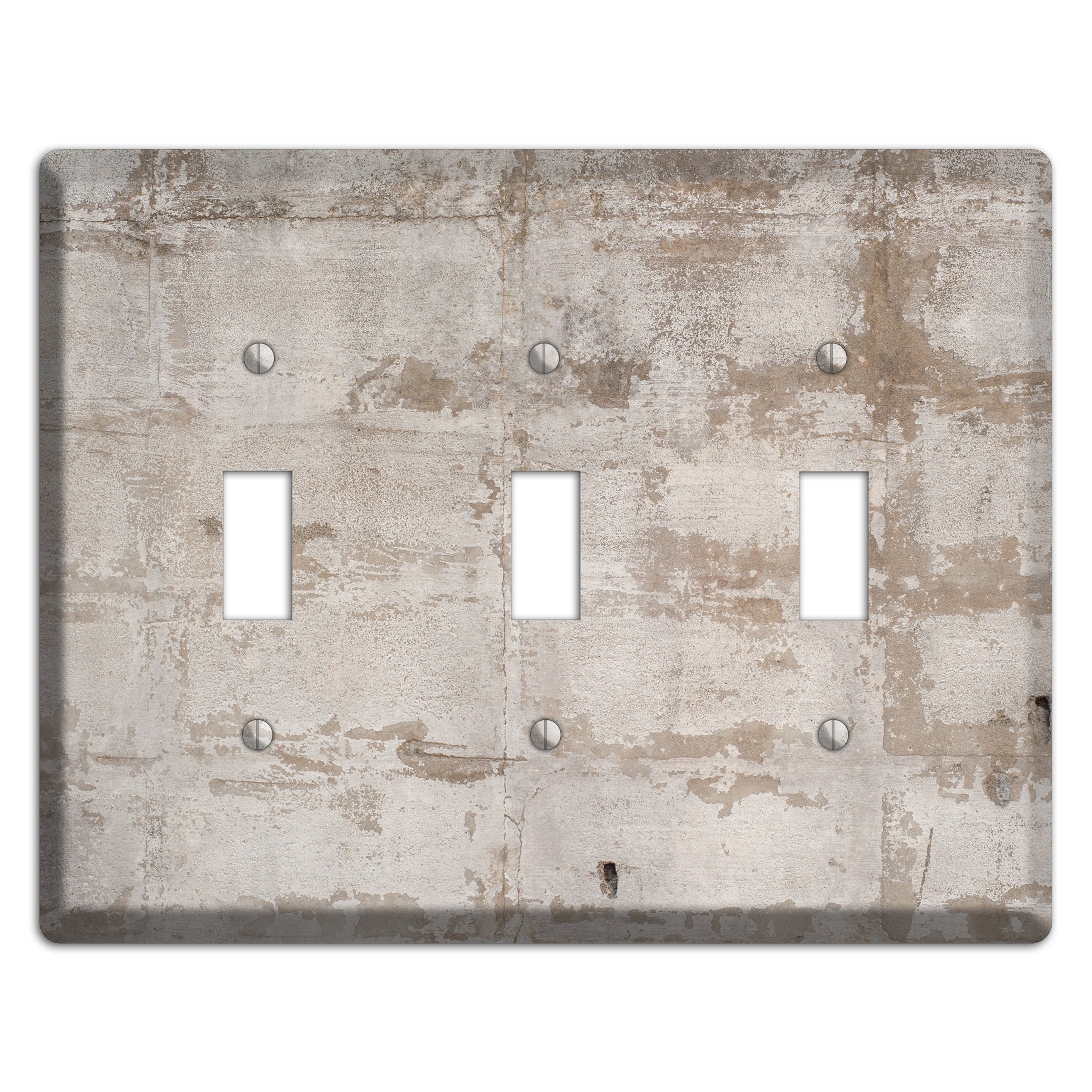 Old Concrete 3 3 Toggle Wallplate