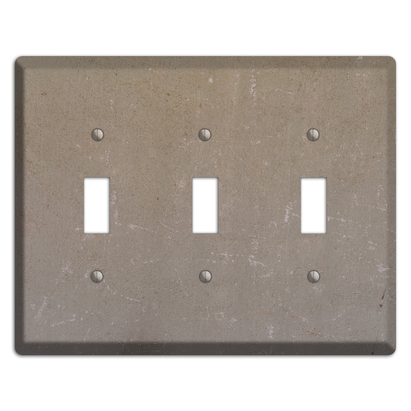 Old Concrete 6 3 Toggle Wallplate