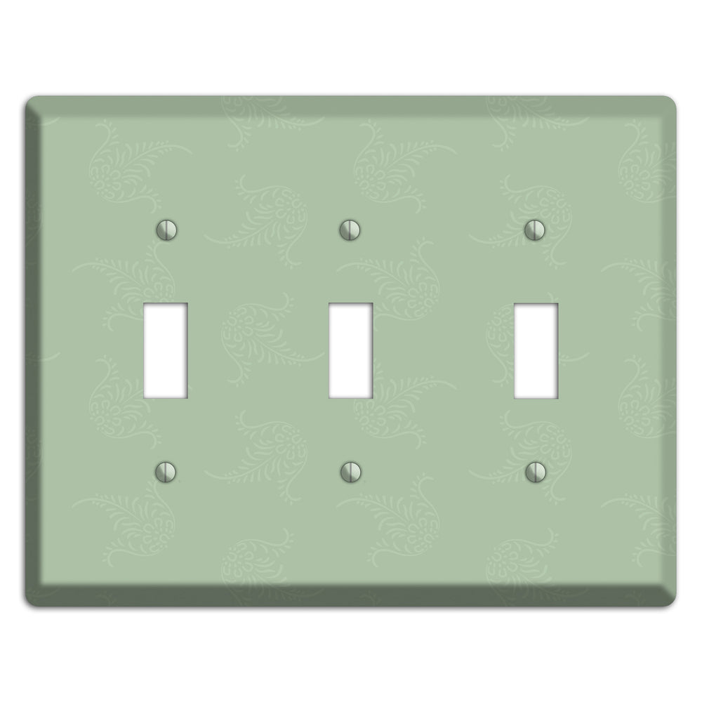 Sage Cartouche 3 Toggle Wallplate