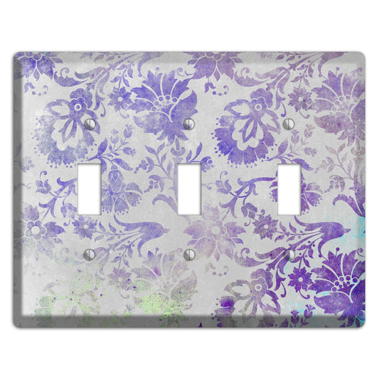 Chatelle Whimsical Damask 3 Toggle Wallplate