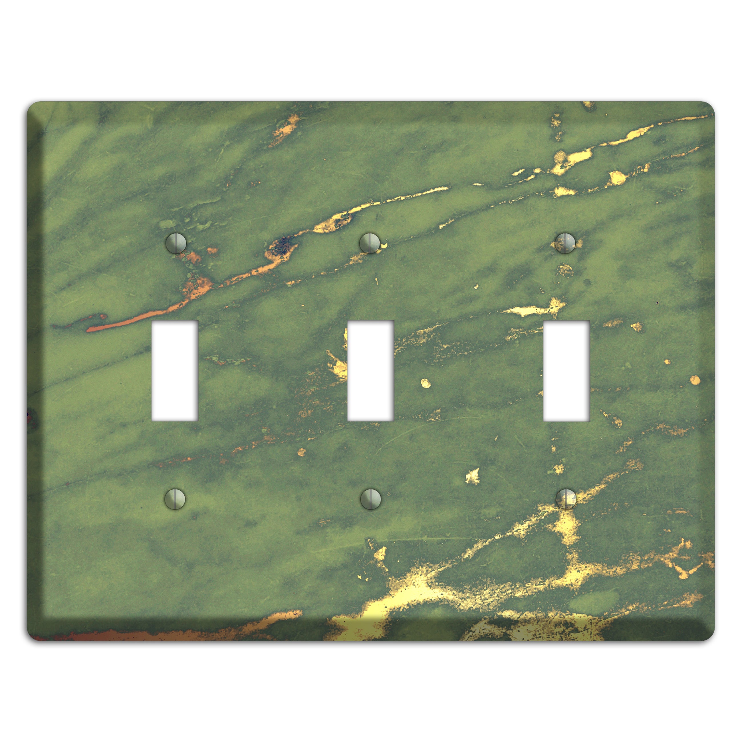 Limed Ash Marble 3 Toggle Wallplate