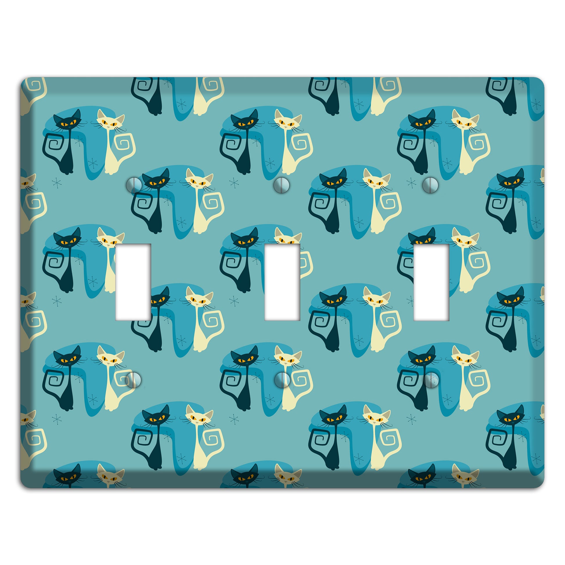 Adorable Kitties 3 Toggle Wallplate