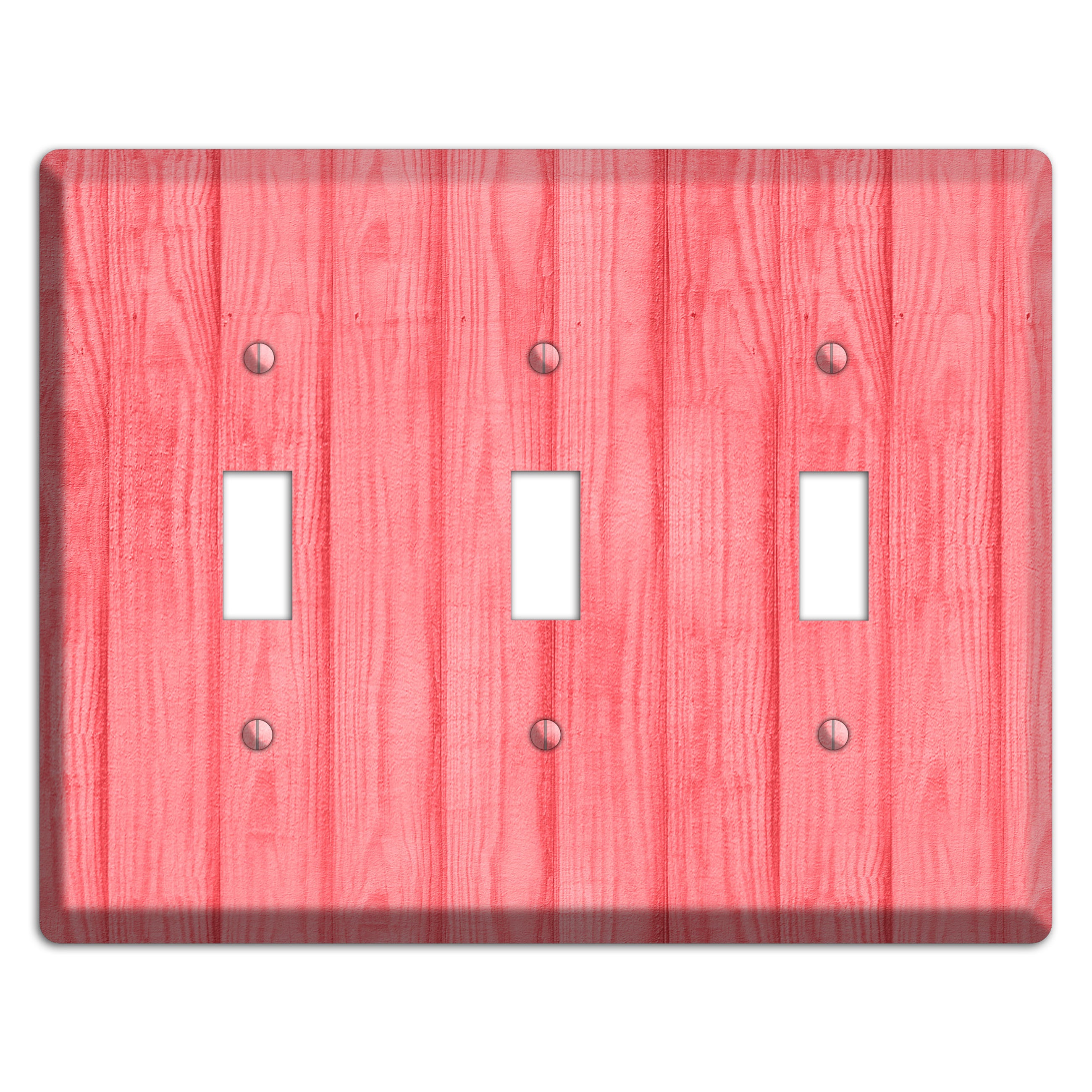 Geraldine Soft Coral 3 Toggle Wallplate