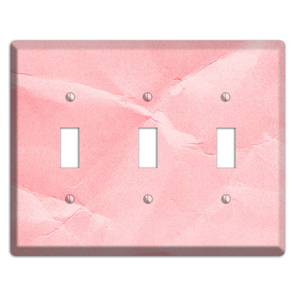 Pink Soft Coral 3 Toggle Wallplate