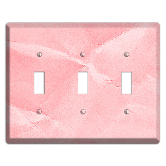 Pink Soft Coral 3 Toggle Wallplate