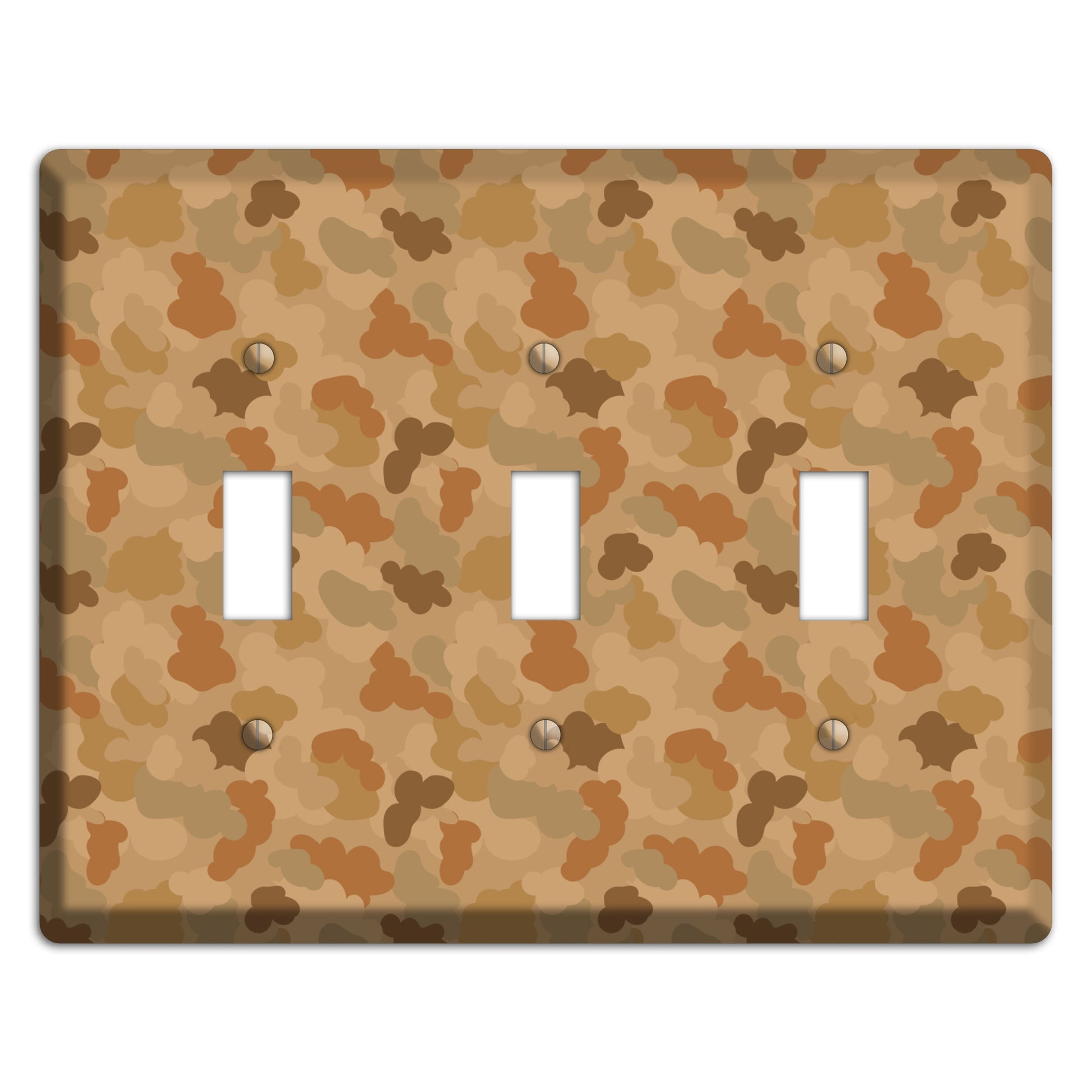Clouds Camo 3 Toggle Wallplate