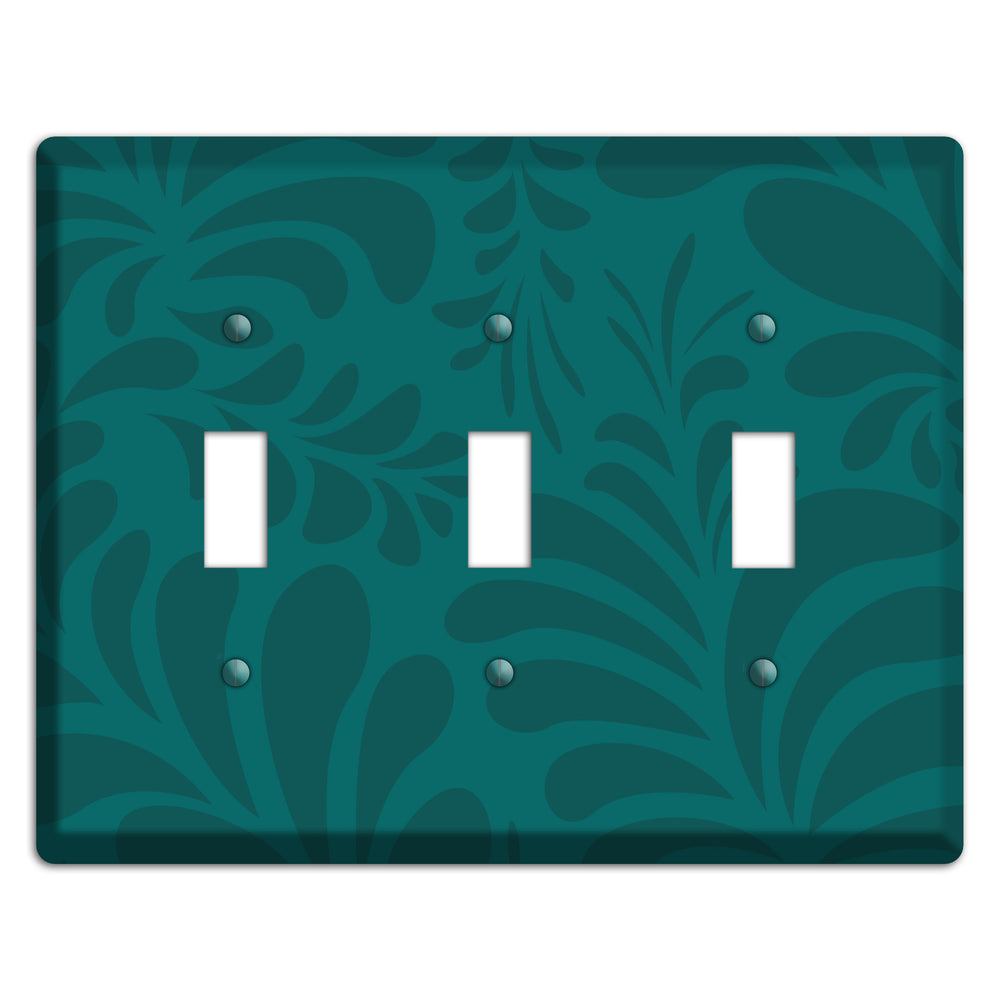 Jade Herati 3 Toggle Wallplate
