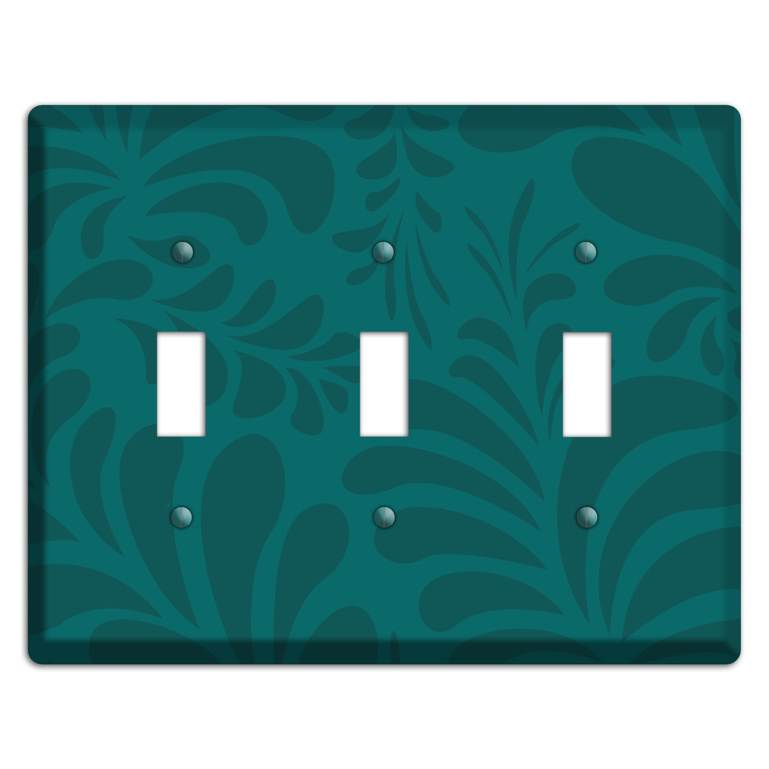 Jade Herati 3 Toggle Wallplate